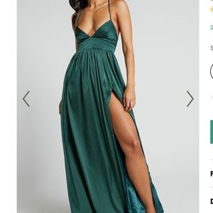 Showpo I Want The World To Know Maxi Dress in Emerald